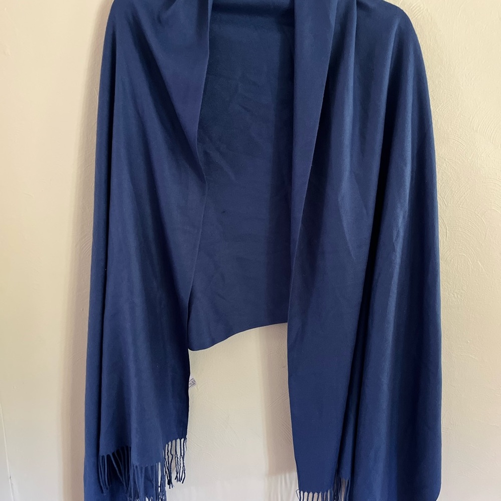 Beautiful Blue Pashmina Scarf/Wrap - Picture 3 of 4